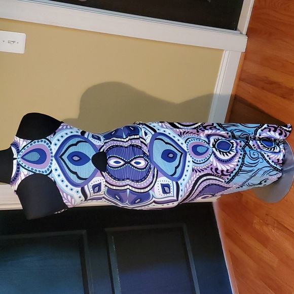 Women's pattern maxi dress - Picture 2 of 4